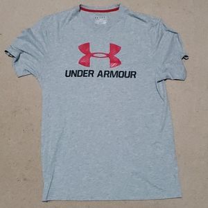Gray Under Armour Tee